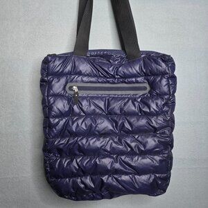 Columbia Sportswear Puffer Tote In Purple Nylon Polyester